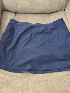 Lands' End Navy Blue Active Skort
